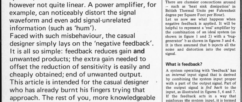 negative feedback - how thick to lay it on