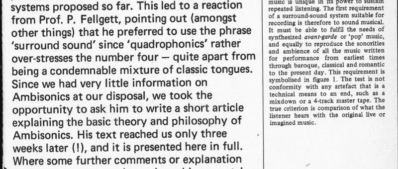 from quadro to surround-sound
