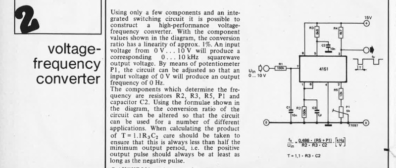 voltage-frequency converter