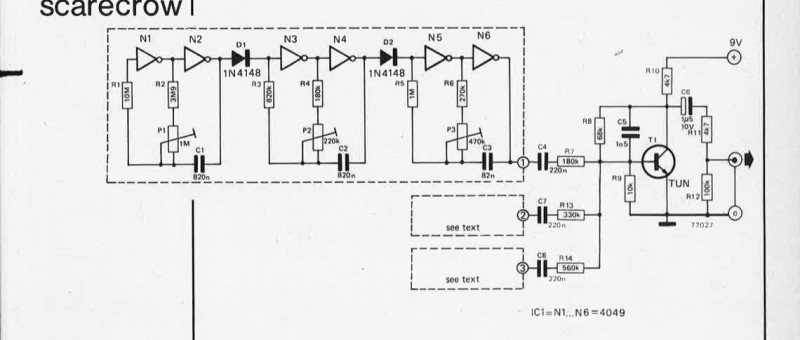 electronic scarecrow