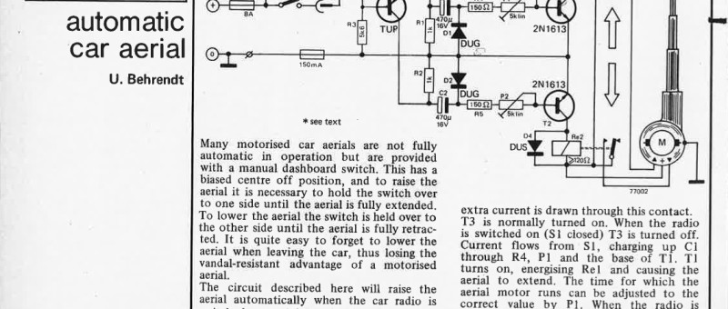 automatic car aerial