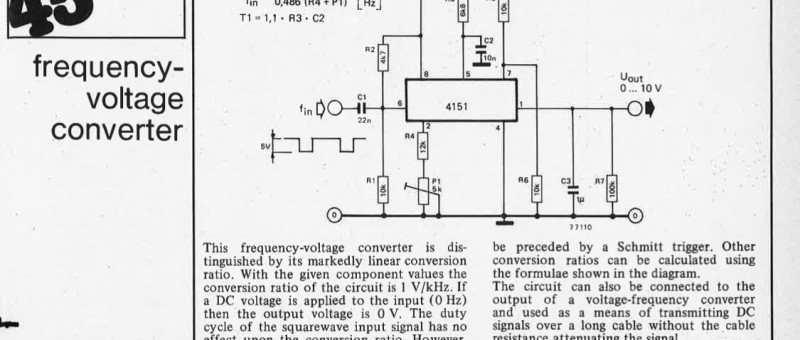 frequency-voltage converter