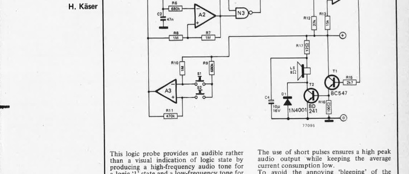 audible logic probe