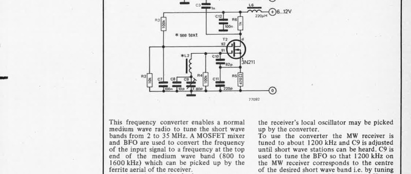 short-wave converter