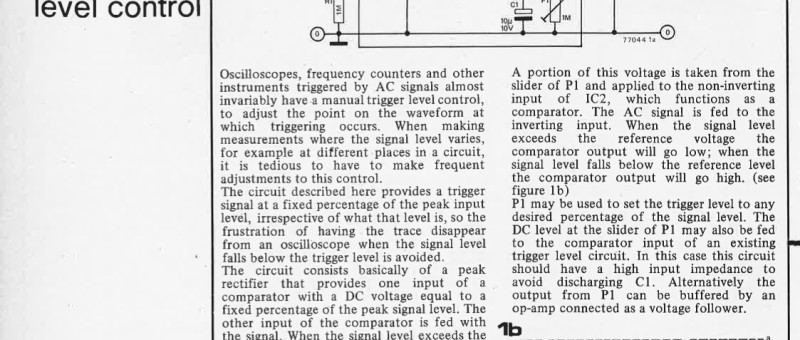 auto trigger level control