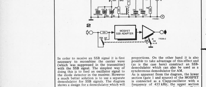 MOSFET SSB adaptor