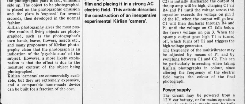 kirlian photography