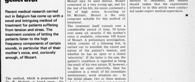 ejektor, relaxation generator