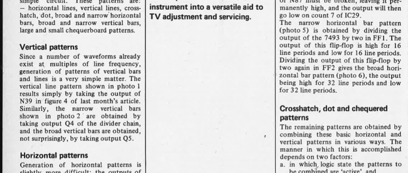 CCI R TV pattern generat or (3)