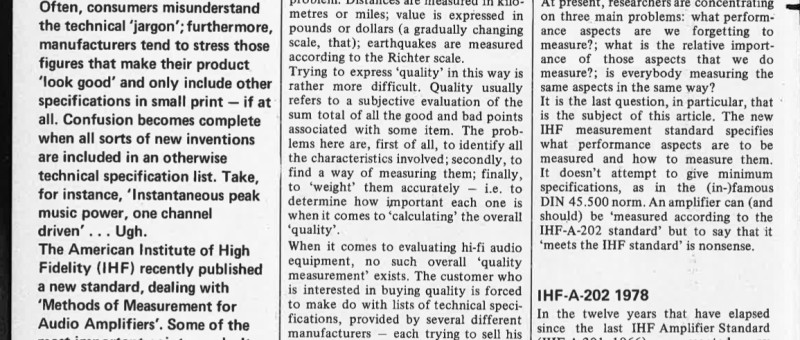 measuring by the book