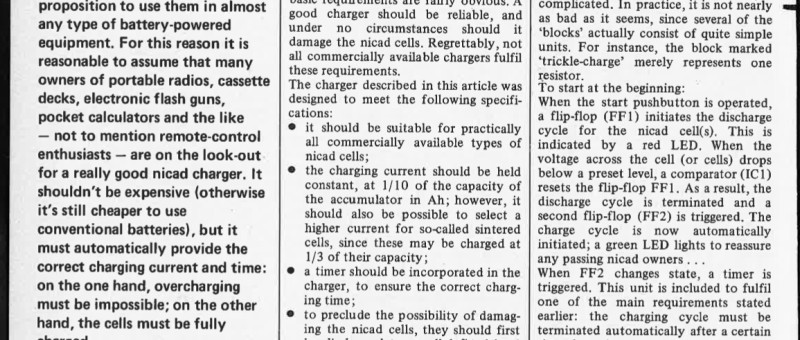 reliable nicad charger