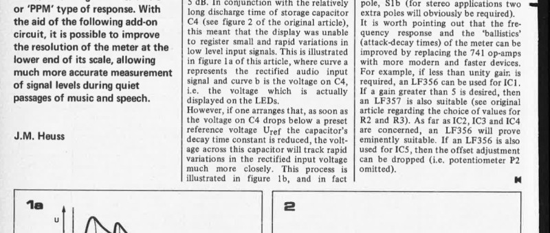 improved LED VU / PPM