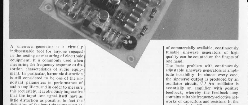 spot sinewave generator
