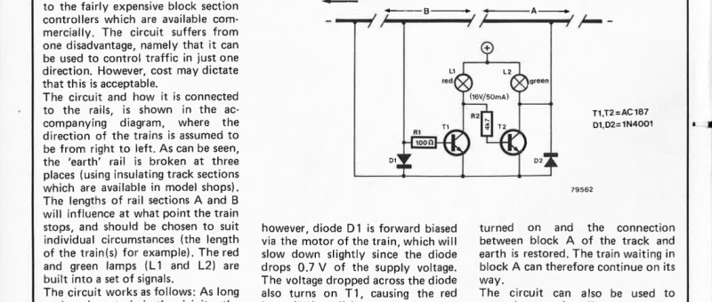 model railway block controller