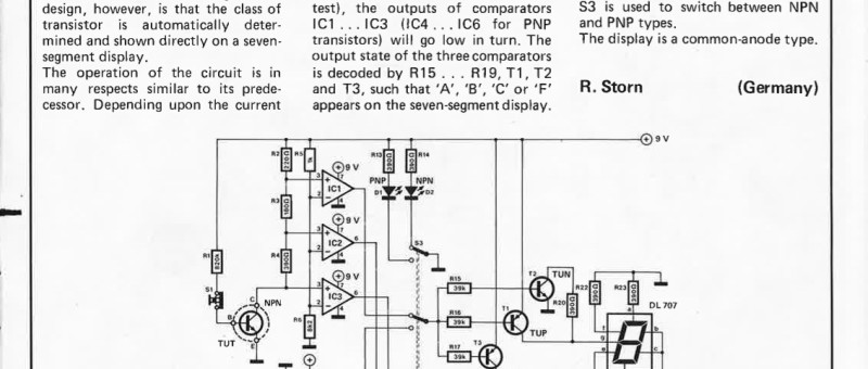 de luxe` transistor tester