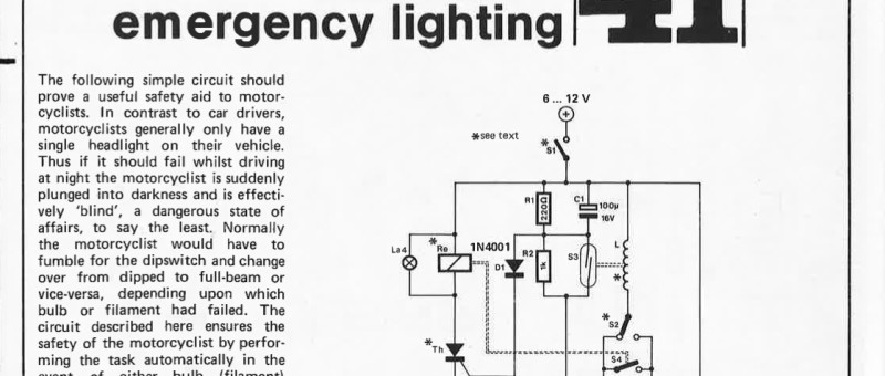 motorcycle emergency lighting