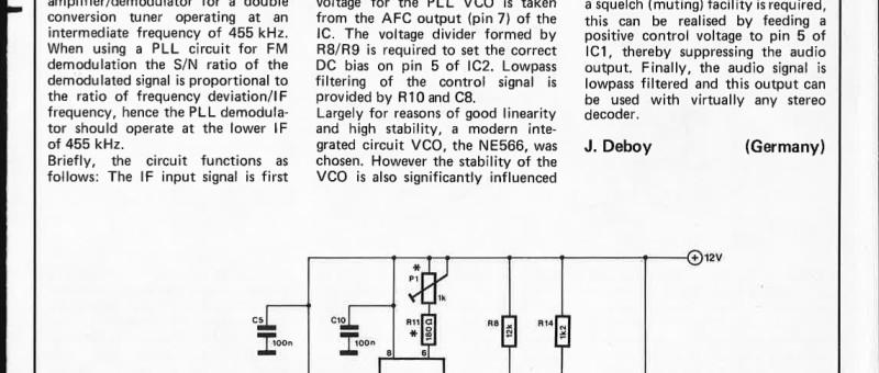 FM PLL using CA 3089