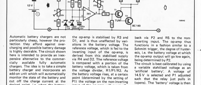 automatic battery charger