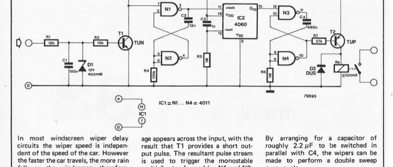 va rispeed windscreen wiper delay