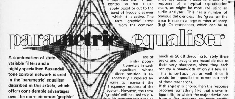parametric equaliser
