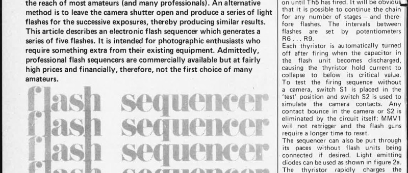 flash sequencer