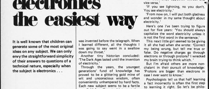 electronics the easiest way