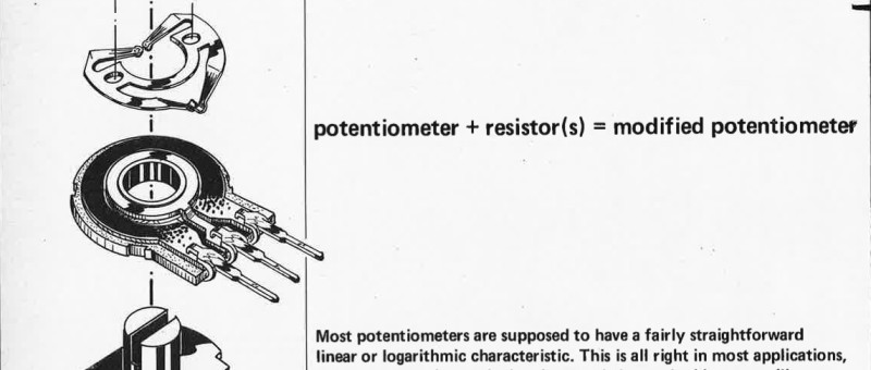 tailoring potentiometers