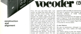 vocoder (2) - construction and alignment