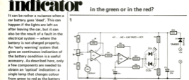 battery voltage indicator - in the green or in the red?