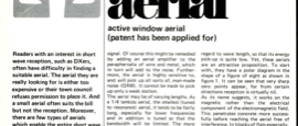Ω aerial - active window aerial (patent has been applied for)