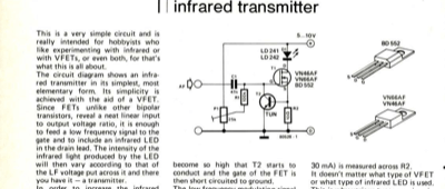 infrared transmitter