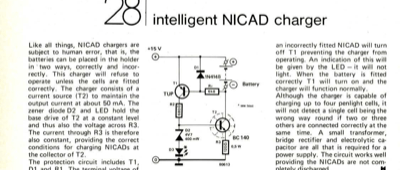 intelligent NiCad charger