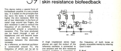 skin resistance biofeedback