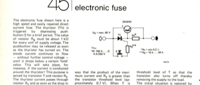 electronic fuse