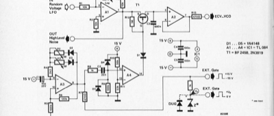 sample and hold for synthesisers