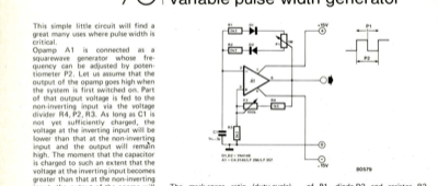 variable pulse width generator