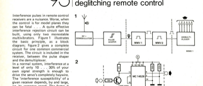 deglitching remote control