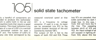 solid state tachometer