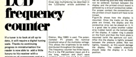 LCD frequency counter - Tuning scale with LCD