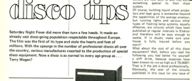 disco tips