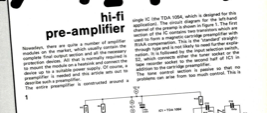 ""Hi-Fi"" pre-amplifier