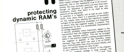 protecting dynamic RAM's