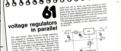 voltage regulators in parallel