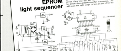 EPROM light sequencer