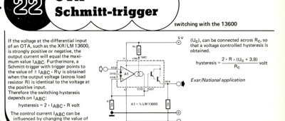 OTA Schmitt-trigger - switching with the 13600