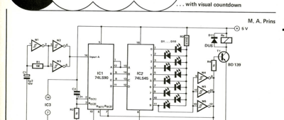 Automatic delay switch - with visual countdown