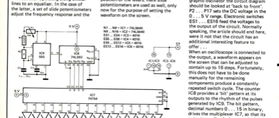 Graphic oscillator - waveform mixer