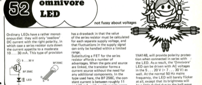 omnivore LED - not fussy about voltages
