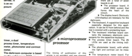 Darkroom computer - a microprocessor processor