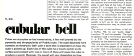 Cubular bell